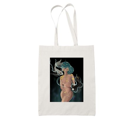 SPICY PISCES White Tote Bag