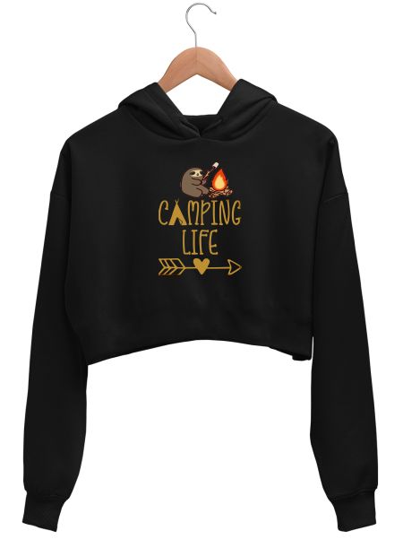 Travel | Cute  Crop Hoodie