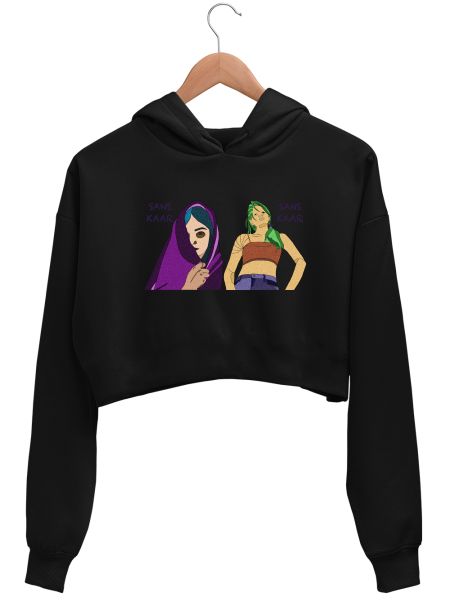 Sanskaar Crop Hoodie