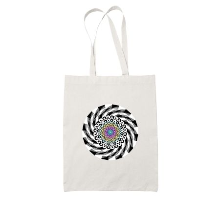 Mandala Art White Tote Bag