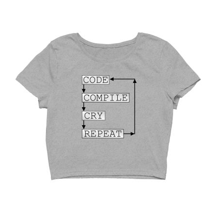 Coder Life Crop Top