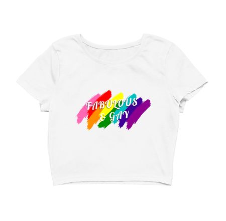 Fabulous & Gay Crop Top