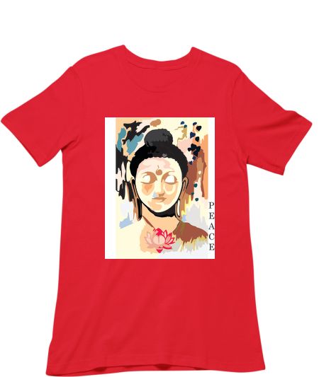 gautam buddha abstract  Classic T-Shirt