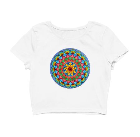 Colorfull Mandala Crop Top