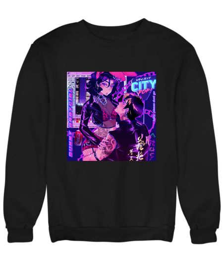 city pop romance v2 Sweatshirt