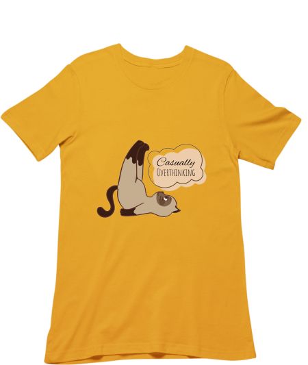  Cat casually overthinking Classic T-Shirt