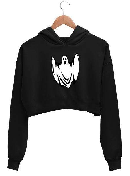 ghost Crop Hoodie