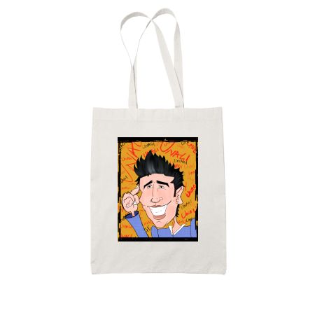 F.R.I.E.N.D.S Ross- Unagi White Tote Bag