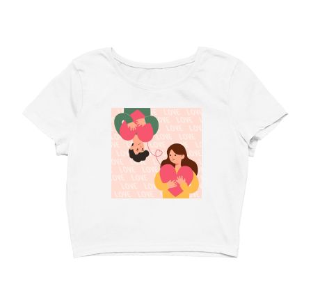 Valentines Day Gift Crop Top