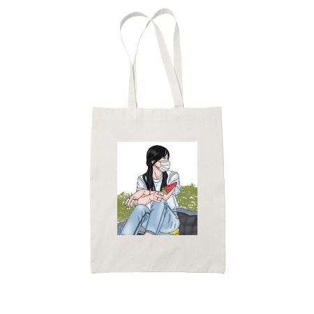 Summer Day White Tote Bag