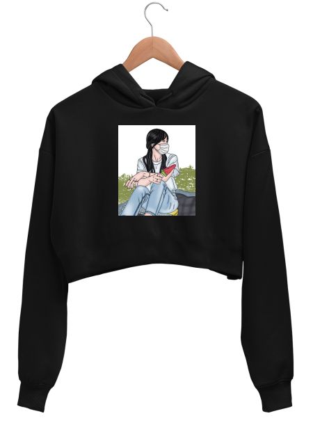 Summer Day Crop Hoodie