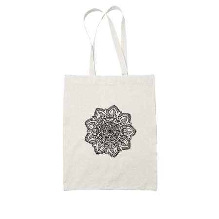 Mandala  White Tote Bag