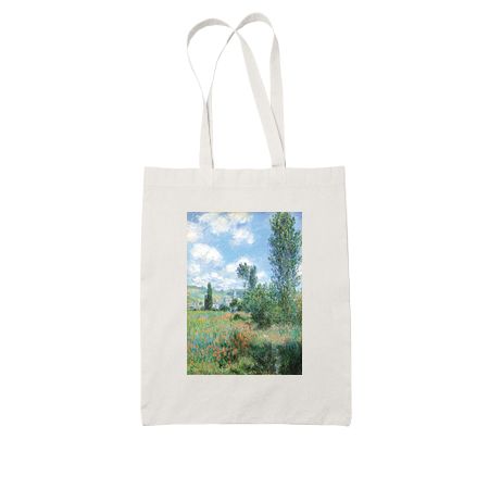 View of Vétheuil (1880) White Tote Bag