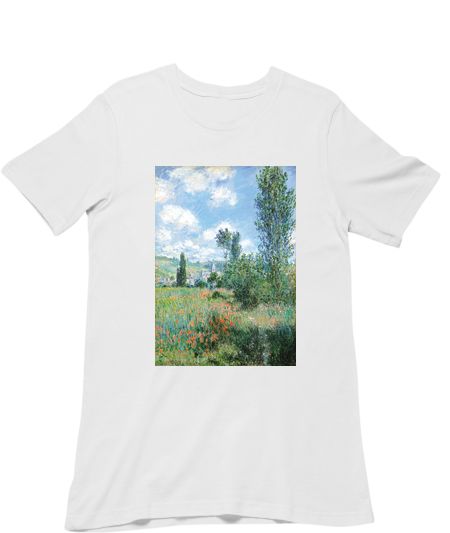 View of Vétheuil (1880) Classic T-Shirt