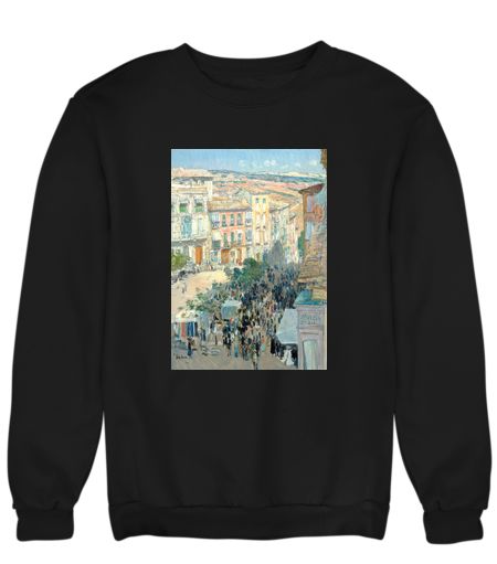 View of a Southern French City 1910 by Frederick Childe Hassam Sweatshirt