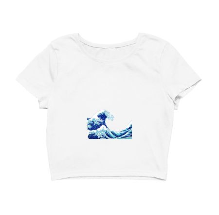 The Great Wave off Kanagawa  Crop Top