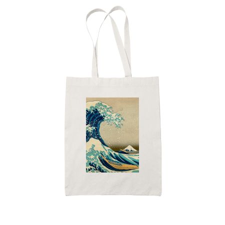 The Great Wave off Kanagawa by Hokusai White Tote Bag