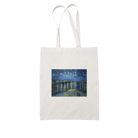 Vincent van Gogh's Starry Night Over the Rhone  Tote Bag