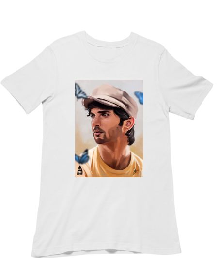 SUSHANT SINGH RAJPUT DIGITAL PAINTING Classic T-Shirt