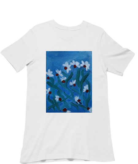 Lily in blue water Classic T-Shirt