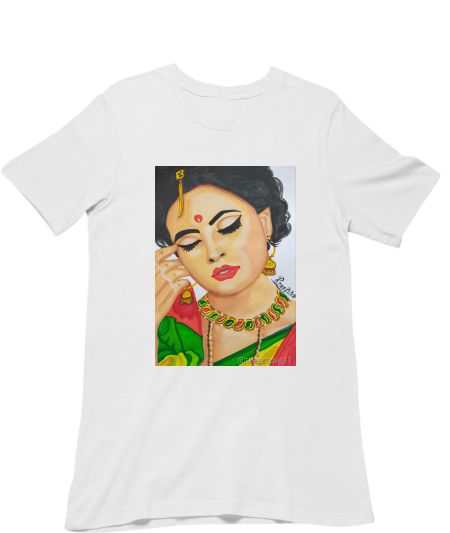 Traditional Indian Woman Classic T-Shirt