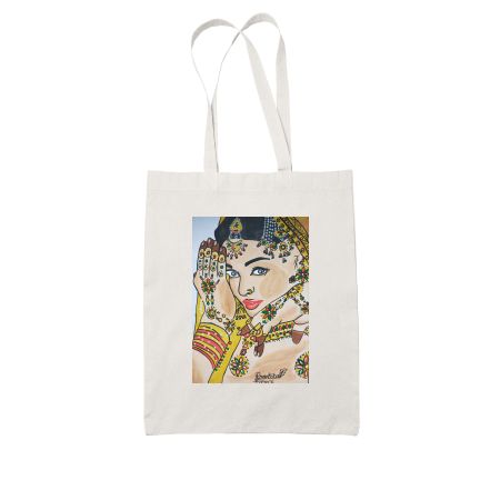 Aishwarya Rai White Tote Bag