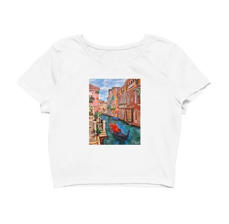 Venice - the romantic city  Crop Top