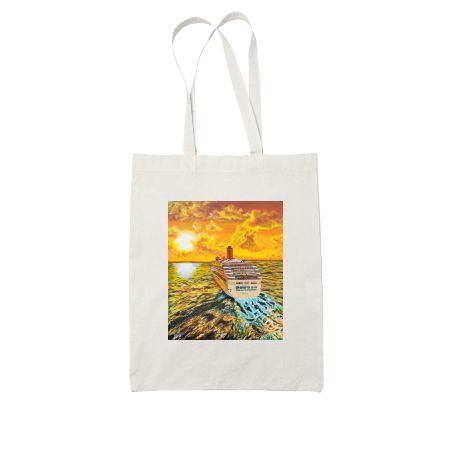 Infinite sea White Tote Bag