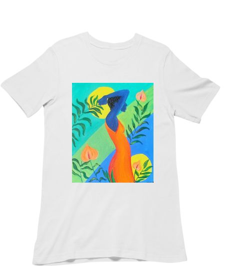 Gazing woman Classic T-Shirt