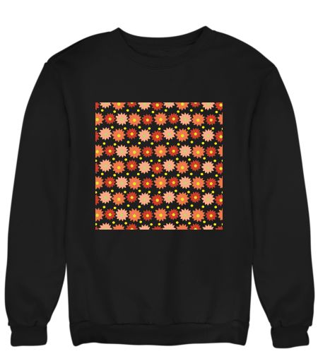 orange flowers Sweatshirt