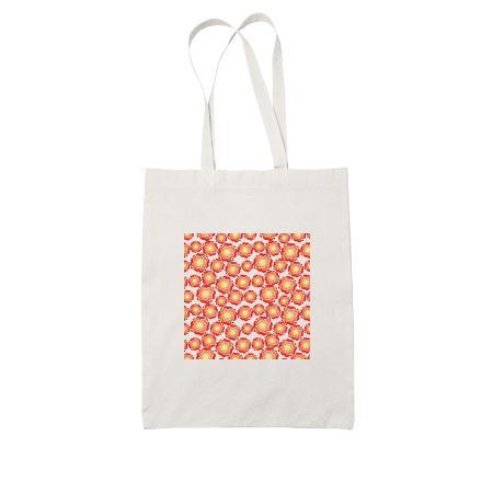 red and orange flowers White Tote Bag