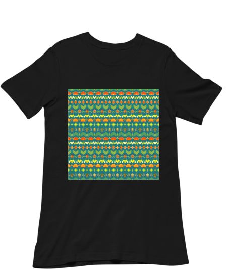 colorful tribal geometric print Regular T-Shirt