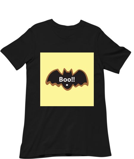 HALLOWEEN yellow Boo bat  Regular T-Shirt