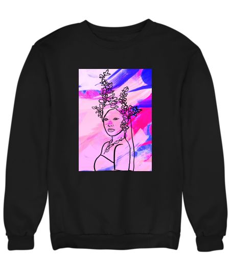 Aespa ningning abstract art Sweatshirt