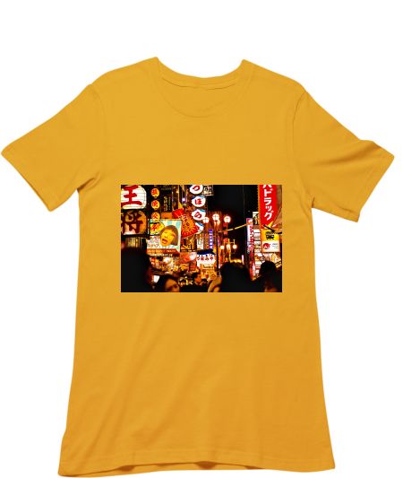 Warm and lovely japan - cyberpunk warm edit Classic T-Shirt