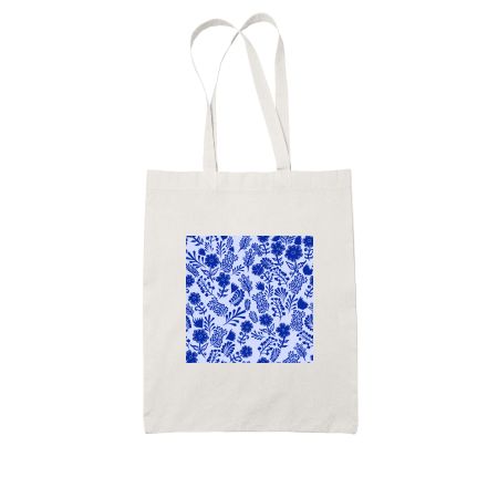 Blue theme seamless pattern Tote Bag