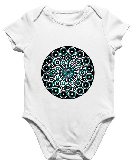 Digital Dot mandala Onesie