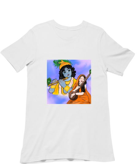 Meera k Kanha Regular T-Shirt
