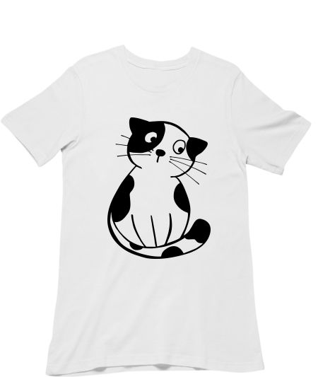 The peeping cat | Cute Pet Cat Regular T-Shirt