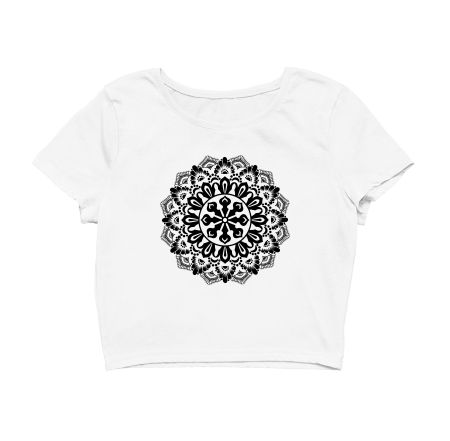 Trendy Mandala Crop Top