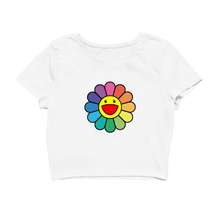 Happy Flower Crop Top