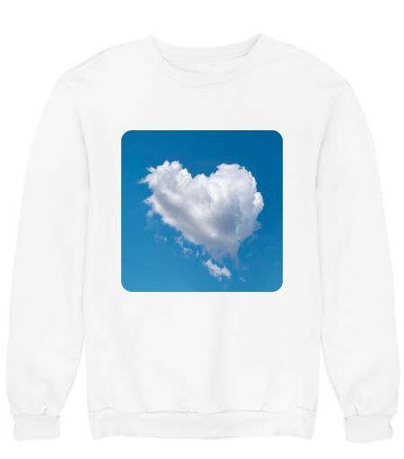 Heart Shaped Cloud Sweatshirt