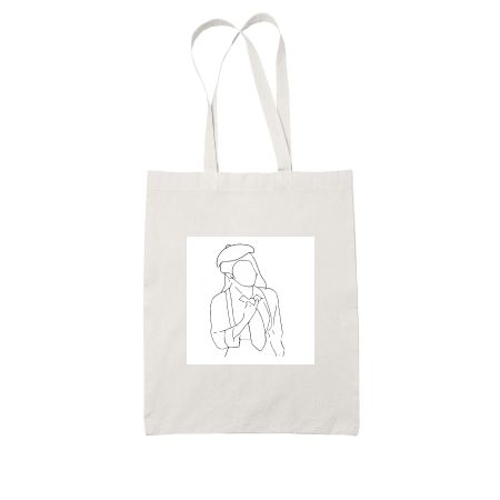 Iu kpop simple drawing poster White Tote Bag