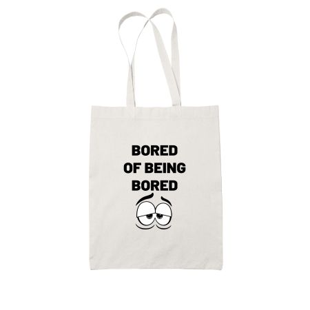 bored of being bored White Tote Bag