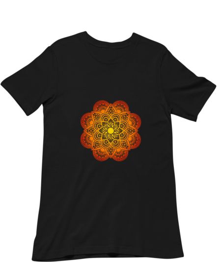 Red-yellow mandala Classic T-Shirt