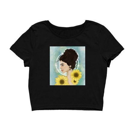 Sunflower bloom Crop Top