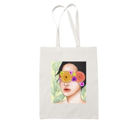 Blindfold White Tote Bag