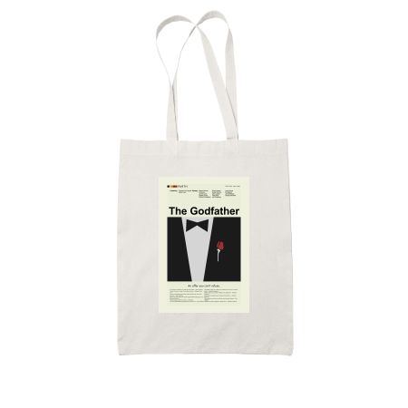 The Godfather White Tote Bag