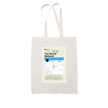 the social network White Tote Bag