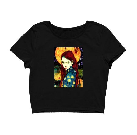 Scorpio Zodiac Sign Woman Crop Top